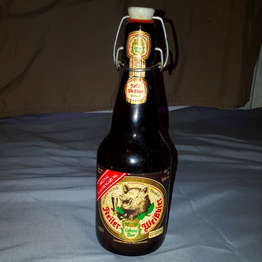 Original Flaschengärung Reiler Weißbier Rohrer Bier Empty Dunkel Beer Bottle